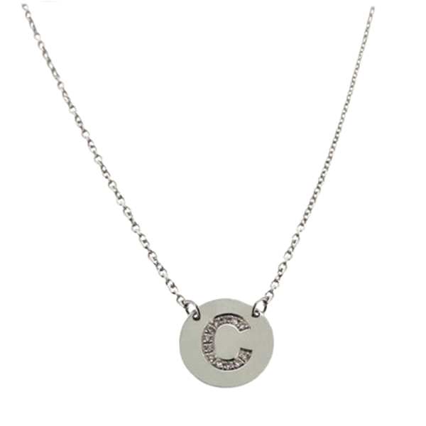 GARGANTILLA DIAMANTE C ORO BLANCO 1ª LEY