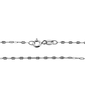 GARGANTILLA CHAPITAS ORO B. 1ª LEY 45 CM