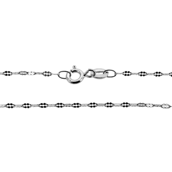 GARGANTILLA CHAPITAS ORO B. 1ª LEY 45 CM