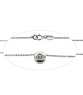 COLLAR JUVENIL ORO BLANCO 1ª LEY