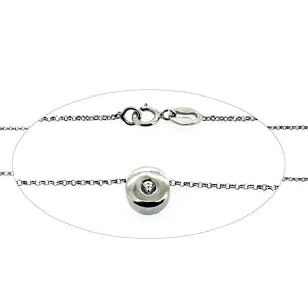 COLLAR JUVENIL ORO BLANCO 1ª LEY
