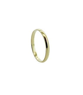 ALIANZA ORO 18 KTES. Nº  21 ANCHO 2 X 1