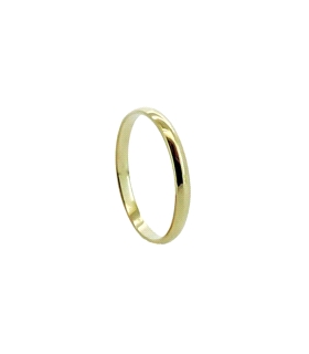 ALIANZA ORO 18 KTES.Nº 15 ANCHO 2.50 X 1