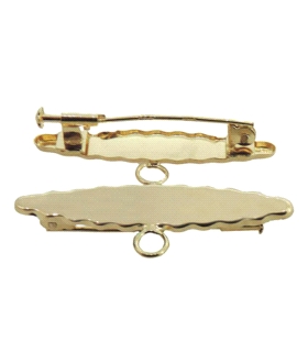ALFILER BEBE BRILLO  ORO 1ª LEY 34.5X6.5
