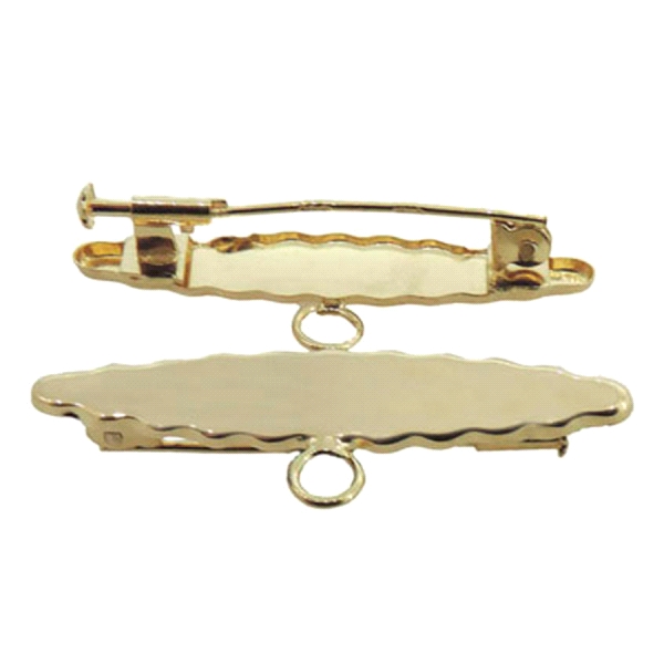 ALFILER BEBE BRILLO  ORO 1ª LEY 34.5X6.5