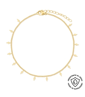 PULSERA TOBILLERA ACERO INOXIDABLE CHAPA