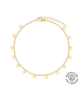 PULSERA TOBILLERA ACERO INOXIDABLE CHAPA