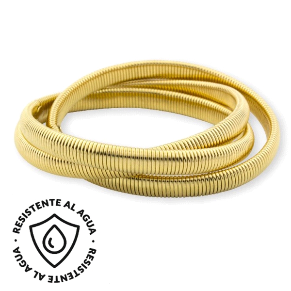 PULSERA TRIPLE ACERO INOXIDABLE CHAPADA