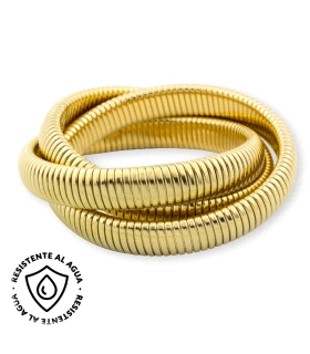 PULSERA TRIPLE ACERO INOXIDABLE CHAPADA