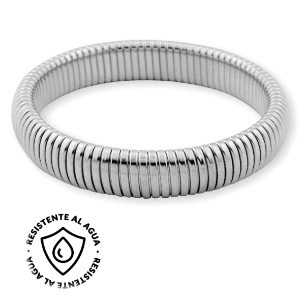 PULSERA ACERO INOXIDABLE RODIADO 12 MM.