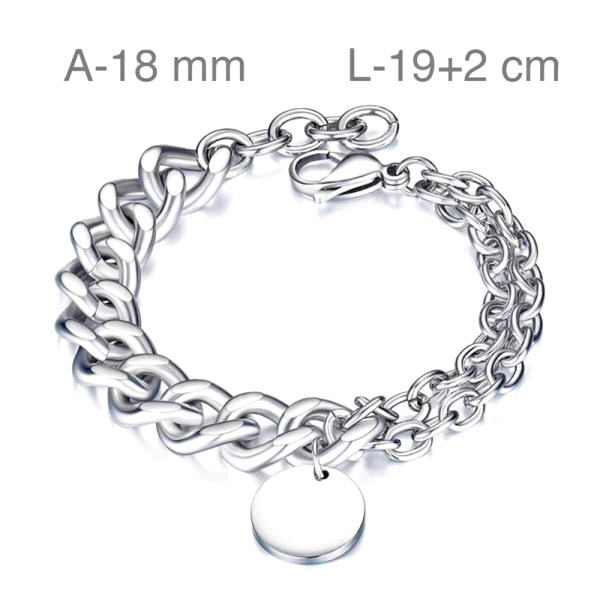 PULSERA ACERO CABALLERO