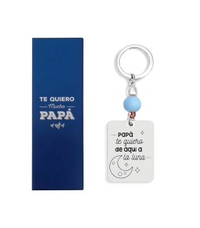 LLAVERO DIA DEL PADRE ACERO 30 X 80 MM