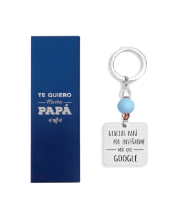 LLAVERO DIA DEL PADRE ACERO 30 X 80 MM