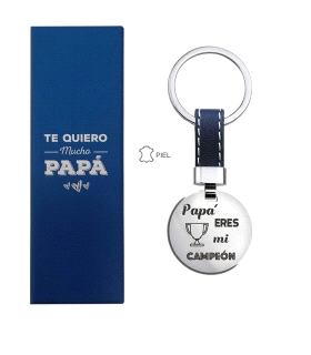 LLAVERO DIA DEL PADRE ACERO 30 MM