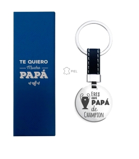 LLAVERO DIA DEL PADRE ACERO 30 MM