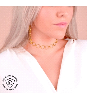 COLLAR CHOKER ACERO JUVENIL 31 + 5 CM