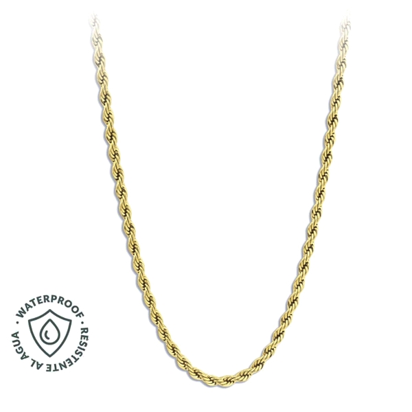 COLLAR CORDON ACERO CHAPADO 2.50 X 50