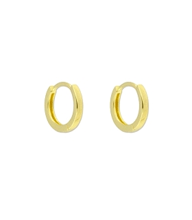 PENDIENTES CRIOLLA PLATA 1ª LEY 12 MM.                                                              