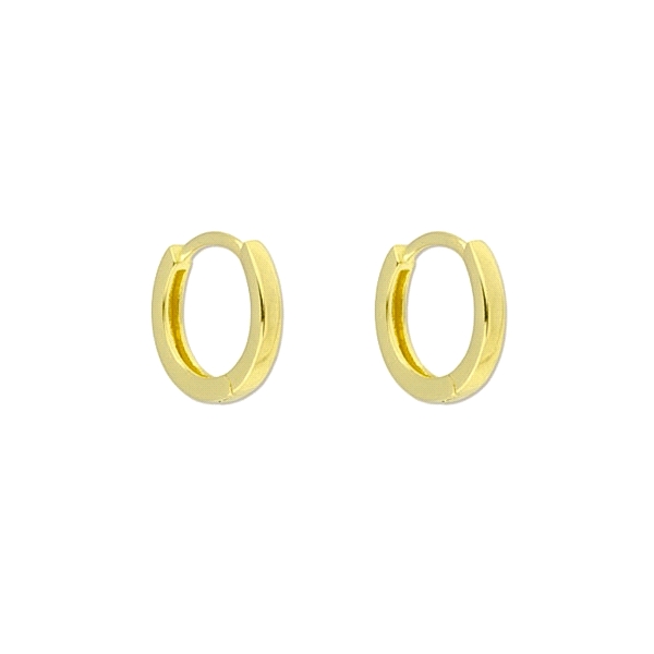 PENDIENTES CRIOLLA PLATA 1ª LEY 12 MM.                                                              