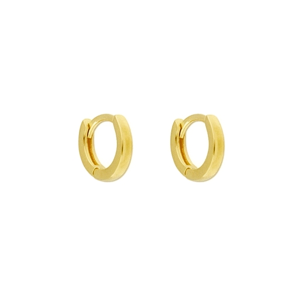 PENDIENTES CRIOLLA PLATA 1ª LEY 10 MM.                                                              