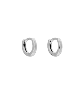 PENDIENTES CRIOLLA PLATA 1ª LEY 10 MM.                                                              