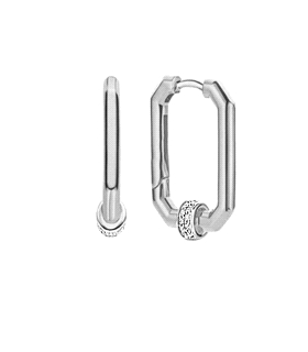 PENDIENTE CRIOLLA UNISEX PLATA 1ª LEY 21                                                            