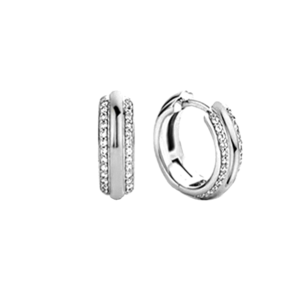 PENDIENTE CRIOLLA UNISEX PLATA 1ª LEY 15                                                            