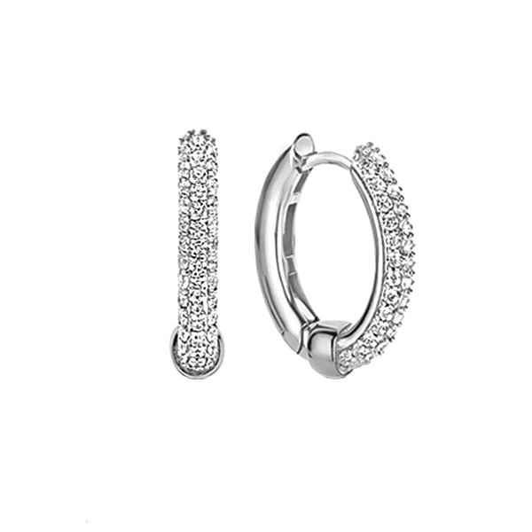 PENDIENTE CRIOLLA UNISEX PLATA 1ª LEY 18                                                            