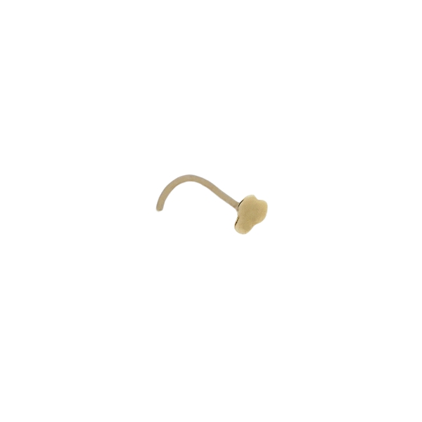 PIERCING NARIZ TREBOL ORO 18 KTES. 3.60                                                             