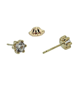 PENDIENTE UNISEX GARRAS ORO 18 KTES. 4 M                                                            