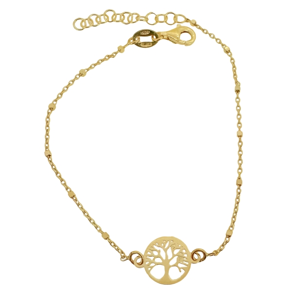 PULSERA  ARBOL DE LA VIDA PLATA 1ª LEY                                                              