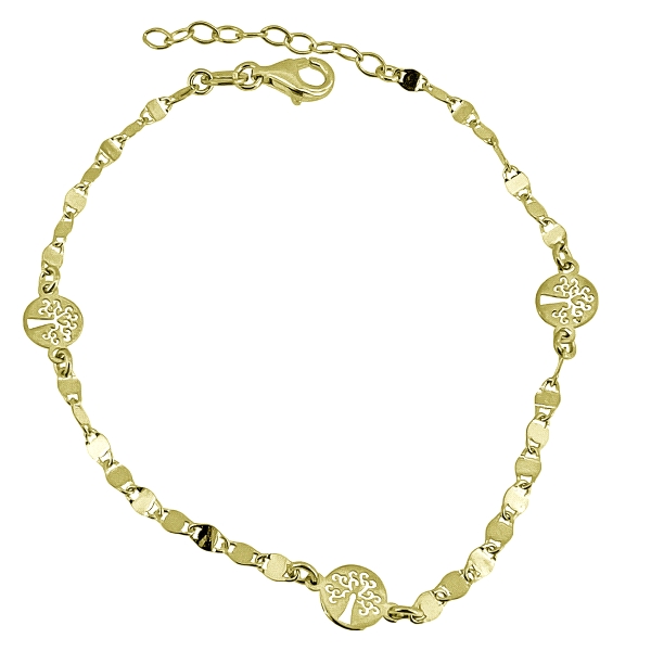PULSERA ARBOL DE LA VIDA PLATA 1ª LEY                                                               