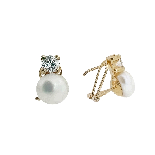 PENDIENTES CLASICOS TU Y YO ORO BLANCO 1                                                            
