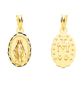 COLGANTE MEDALLA VIRGEN MILAGROSA ORO 1                                                             