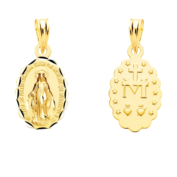 COLGANTE MEDALLA VIRGEN MILAGROSA ORO 1                                                             