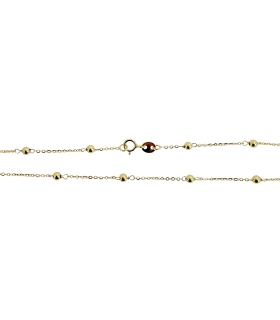 COLLAR MUJER BOLA 3 MM. ORO 18 KTES.45                                                              