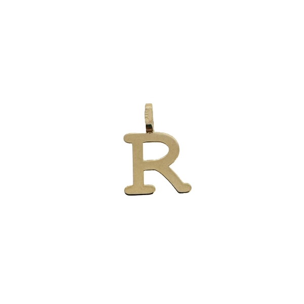 COLGANTE LETRA R ORO 18 KTES. 8 X 8.50 M                                                            