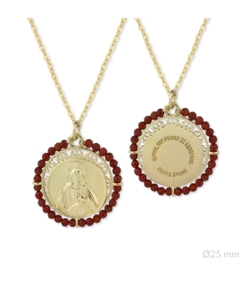 COLLAR MEDALLA SAGRADO CORAZON DE JESUS                                                             