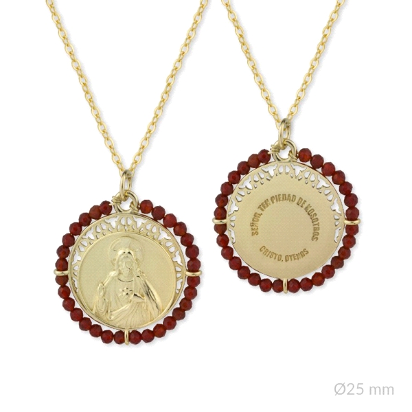 COLLAR MEDALLA SAGRADO CORAZON DE JESUS                                                             