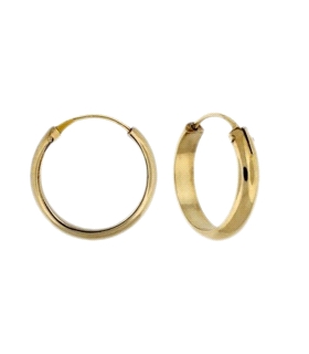 PENDIENTES AROS UNISEX ORO 1ª LEY 3 X 21                                                            