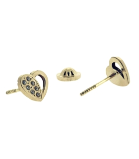 PENDIENTES CORAZON ORO 18 KTES. 5.50 X 6                                                            