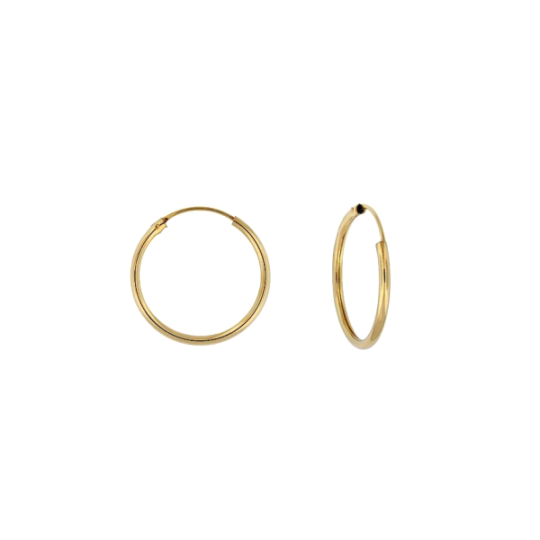 PENDIENTE CRIOLLAS ORO 18 KTES.1,50 X 14