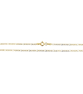 COLLAR CADENA 3 X 1 PLANA 6 CARAS MACIZA                                                            