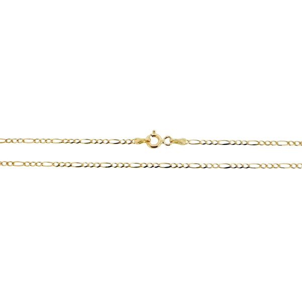 COLLAR CADENA 3 X 1 PLANA 6 CARAS MACIZA                                                            
