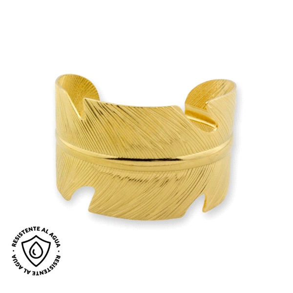 PULSERA ACERO INOXIDABLE CHAPADO 65 MM.                                                             