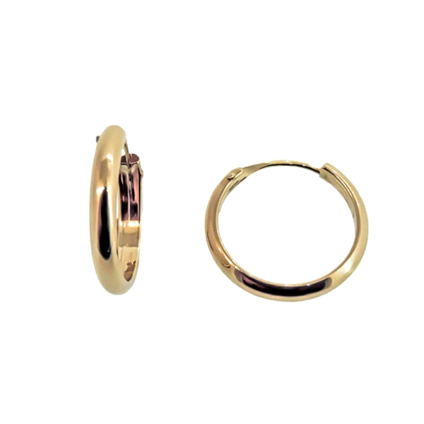 PENDIENTE CRIOLLAS ORO 18 KTES. 2 X 15 M                                                            
