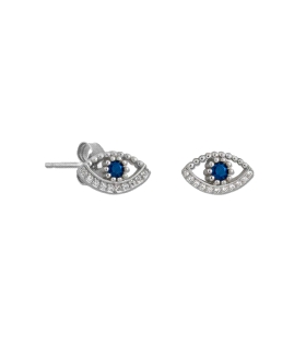 PENDIENTES OJO TURCO PLATA 1ª LEY RODIAD                                                            