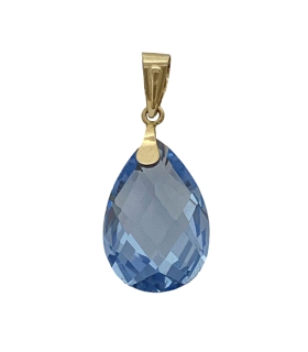 COLGANTE LAGRIMA ORO 1ªLEY 18X12 BRIOLET                                                            