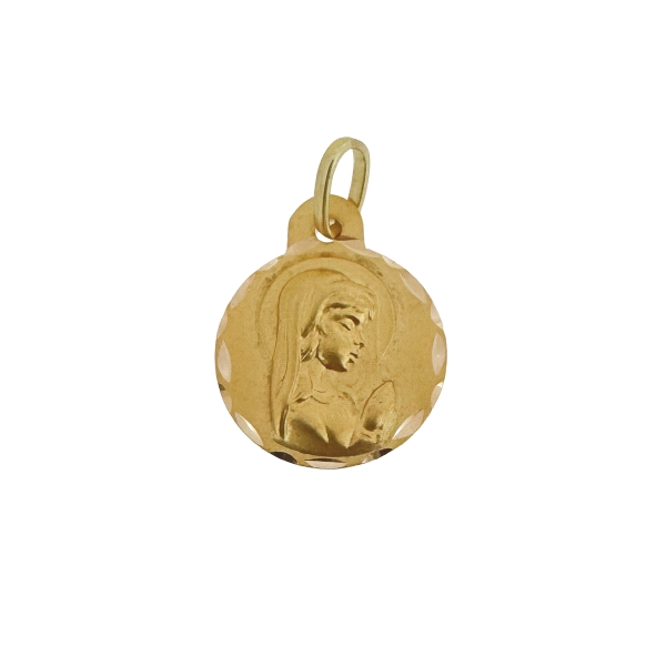 MEDALLA VIRGEN NIÑA ORO 18 KTES. 15 MM.                                                             