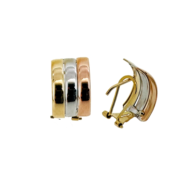 PENDIENTES CLASICOS ORO 18 KTES. 14 X 9                                                             